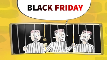 Quan tham mơ về 'mã giảm án' dịp Black Friday