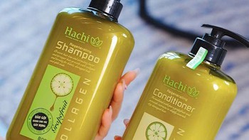 Chăm sóc tóc gãy rụng với bộ đôi dầu gội - xả bưởi bơ Hachi Regenerating