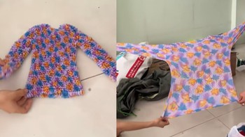 Thanh niên ngỡ ngàng với chiếc áo 'thần kỳ'