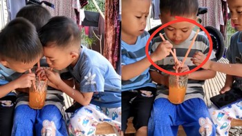 Hai bé trai nổi quạu vì bị bạn troll