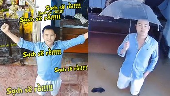 Thanh niên kêu trời vì sáng vừa dọn nhà sạch sẽ, chiều lũ lại về