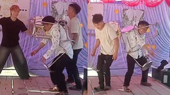 Cười sảng với thanh niên nhảy vũ điệu 'người máy' trong đám cưới