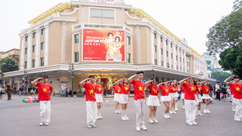 Giới trẻ tiếp lửa đội tuyển Audition Việt Nam qua điệu nhảy tự hào SEA Games 33