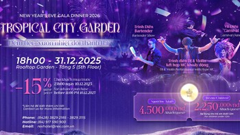 ‘Tropical City Garden’ - Đêm tiệc giao thừa chào 2026 đầy cảm hứng tại Rex