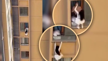 Cô gái 'làm xiếc' giữa trời để trốn... vợ của nhân tình