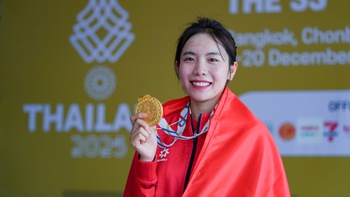 Mộng Tuyền 'mở hàng' HCV cho bắn súng Việt Nam ở SEA Games 33