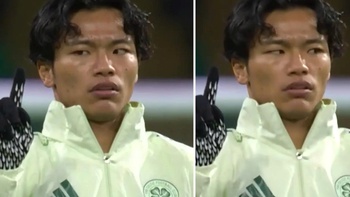 Reo Hatate gây sốt với màn ‘kiểm tra mắt’ kỳ lạ trước trận gặp AS Roma