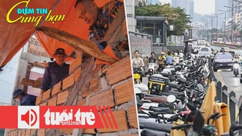 Điểm tin 18h: Thần tốc xây nhà cho dân vùng lũ; Trung Quốc siết chặt quản lý xe đạp điện