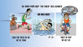 Ba môn phối hợp ăn theo SEA games