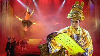 Xiếc và cải lương trong cùng vở diễn về Phật hoàng Trần Nhân Tông