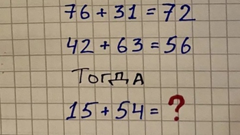 Câu đố toán học khiến nhiều người chào thua