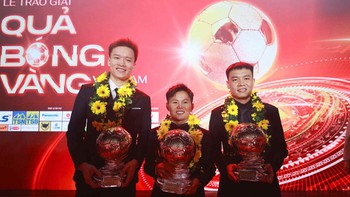 Hoàng Đức, Bích Thùy đoạt Quả bóng vàng Việt Nam 2025