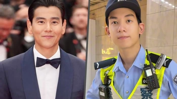 Nam cảnh sát gây sốt vì giống tài tử Bành Vu Yến