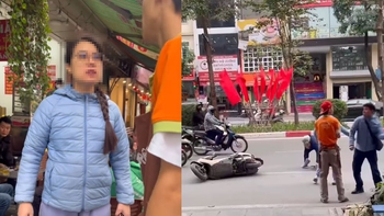 Xôn xao clip nhân viên bị khách hành hung vì bị nhắc nhở đậu xe