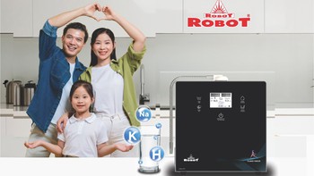 Nguồn nước tốt với máy lọc nước điện giải ROBOT ionPrince