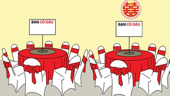 Đám cưới của một cặp đôi 'quan hệ rộng'