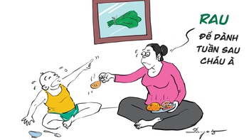 Nhà mình nghèo, tạm thời chỉ có thịt để ăn