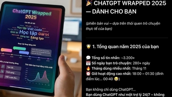 ChatGPT Wrapped 2025: Trào lưu 'tổng kết đời chat với AI' khiến netizen cười xỉu