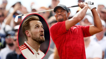 Harry Kane hợp tác ‘làm ăn’ với golfer huyền thoại Tiger Woods