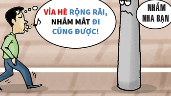 Vỉa hè thênh thang, nhắm mắt đi cũng được?