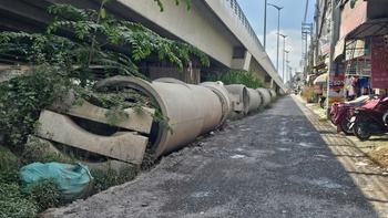 Đường sá Cần Thơ đang thi công rồi ngưng để đó