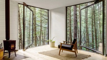 10 thiết kế nội thất nhà ở ấn tượng với cửa xoay