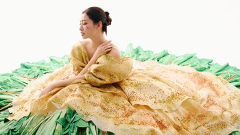 Lương Thùy Linh và váy bánh xèo: Chuyện kể từ trái tim của nhà thiết kế Nguyễn Minh Công