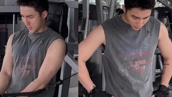 Sơn Tùng M-TP mặc áo rách từa lưa đi tập gym