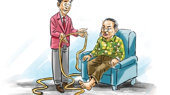 Biếu sếp ít lòng lợn mà có vẻ ổng không vui rồi đó
