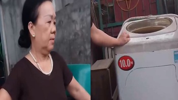 Bà cô bán máy giặt cũ giá 4 triệu, gần bằng máy mới khiến anh thợ điện choáng