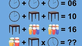 Người IQ cao mới giải được câu đố toán học này trong 10 giây