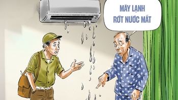 Máy lạnh 'rớt nước mắt' đầu mùa hạ