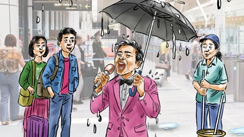 Mưa phi trường phiên bản 'hở keo dán mái'