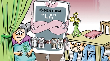 Ông bà chui gầm bàn vì điện thoại số lạ