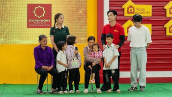 'Mái ấm gia đình Việt' trao gần 2,3 tỉ đồng khi ghi hình ở Bắc Giang
