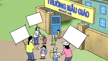 Khi trẻ mầm non tham gia 'khối nghỉ hè'