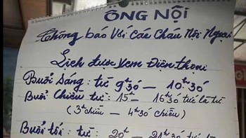 Ảnh vui 2-6: Khối nghỉ hưu thông báo 'lịch xem điện thoại' cho khối nghỉ hè