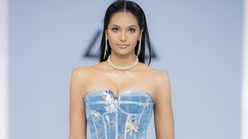 Miss Charm 2024 hoá 'nữ hoàng băng giá' cùng thiết kế của Ivan Trần