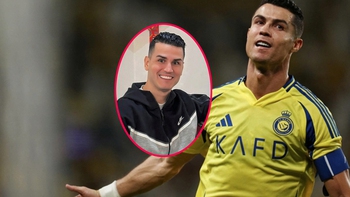 Cristiano Ronaldo hội ngộ chớp nhoáng với ‘bản sao’ sau 13 năm