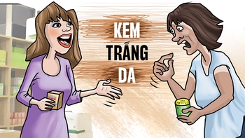 Nhìn là biết khách hàng cần kem làm trắng da