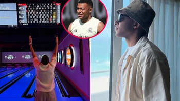 Kylian Mbappe thư giãn với bowling giữa 'bão' FIFA Club World Cup