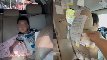 'Chiếc taxi lộn xộn' nhất Trung Quốc của người mẹ phi thường