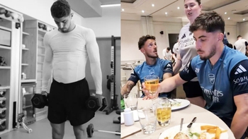 Fan Arsenal ngất ngây trước body khác lạ của Kai Havertz