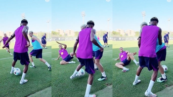 Lamine Yamal đi bóng như ‘thôi miên’ Gavi và Lewandowski