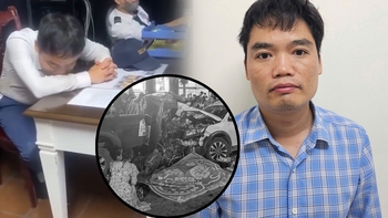Tài xế gây tai nạn liên hoàn ở Hà Nội khóc nức nở sau khi tỉnh rượu