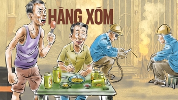 Dùng máy hàn 'phòng thủ' mấy ông hàng xóm đang hưng phấn