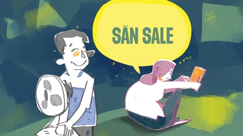 Bà vợ tính... săn sale tiền điện