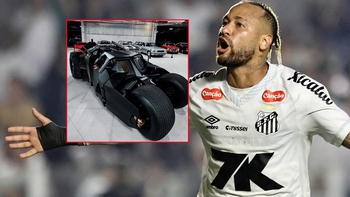 Neymar chi gần 40 tỉ đồng tậu xế Batmobile của Batman nhưng không được lái ra đường
