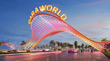 Khánh thành cổng chào CaraWorld, biểu tượng mới của Cam Ranh vào ngày 26-7