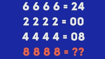 Chỉ người IQ cao mới giải được câu đố toán học này trong 17 giây?